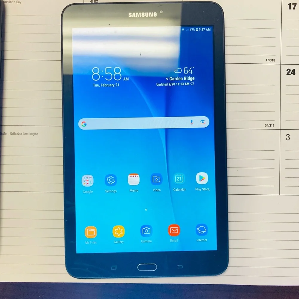 Samsung tablet model:SM-T377P